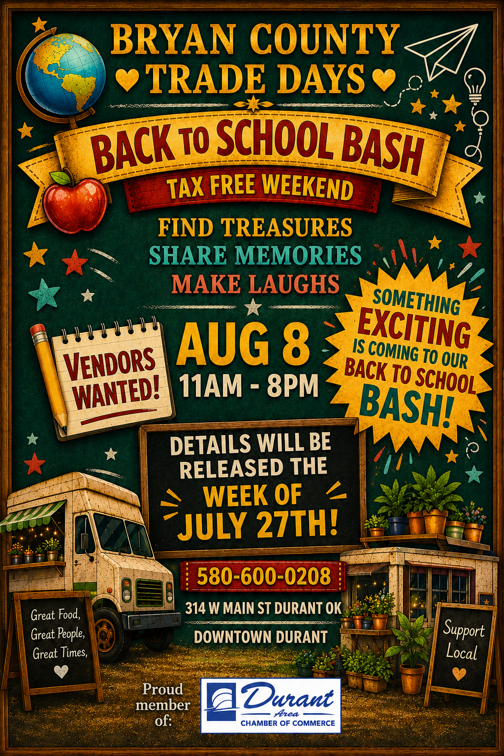 Back to School Tax Free Bash!